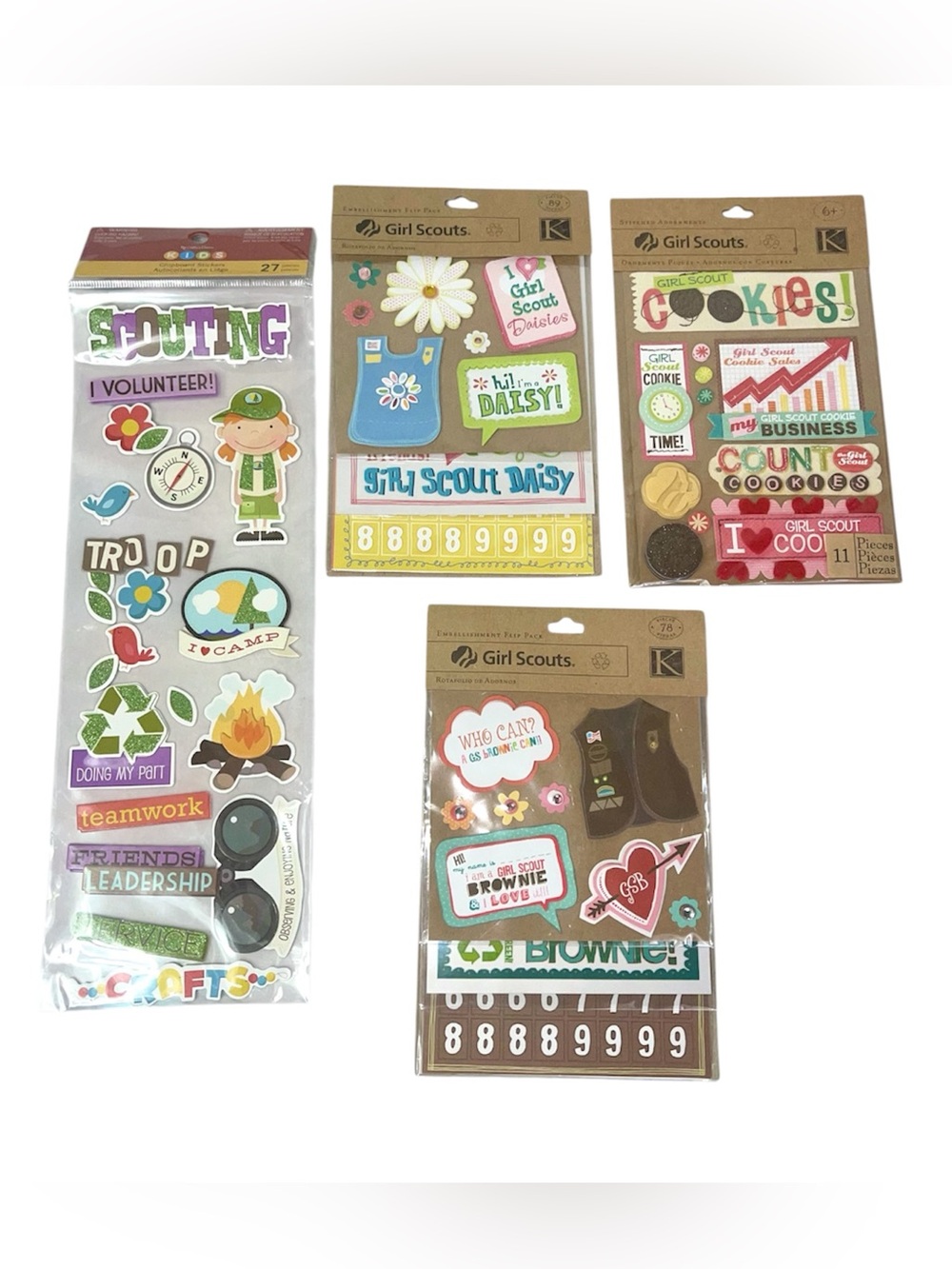 Girl Scouts Sticker Pack Bundle